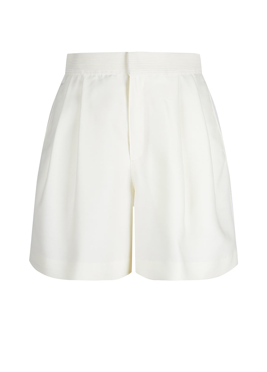 Shorts / JNBY Wool-blend Silk Elastic Waist Shorts（Spring 24）