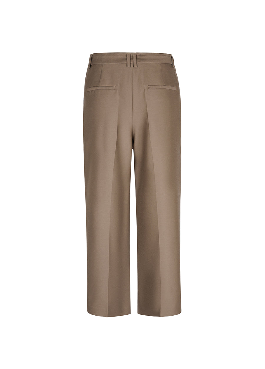 Pants / JNBY Relaxed Wool-blend Silk Suit Pants