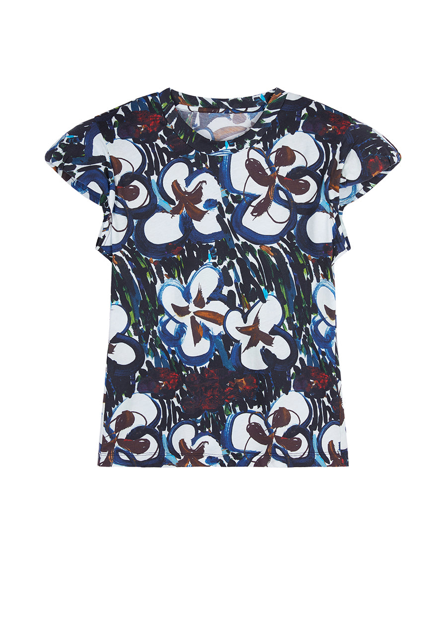 T-shirt / JNBY Floral Prints Slim-fit T-shirt