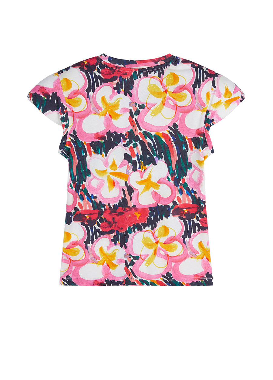 T-shirt / JNBY Floral Prints Slim-fit T-shirt