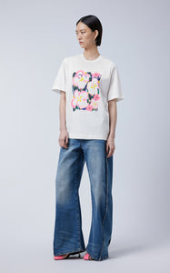 T-shirt / JNBY Floral Prints Cotton T-shirt