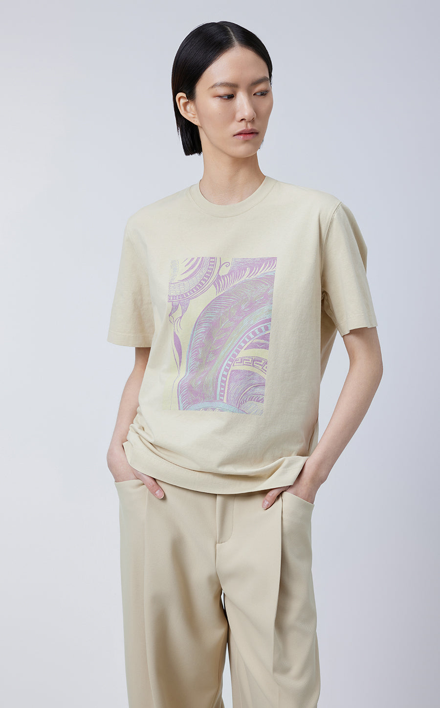 T-shirt / JNBY Relaxed Miao-inspired Prints T-shirt