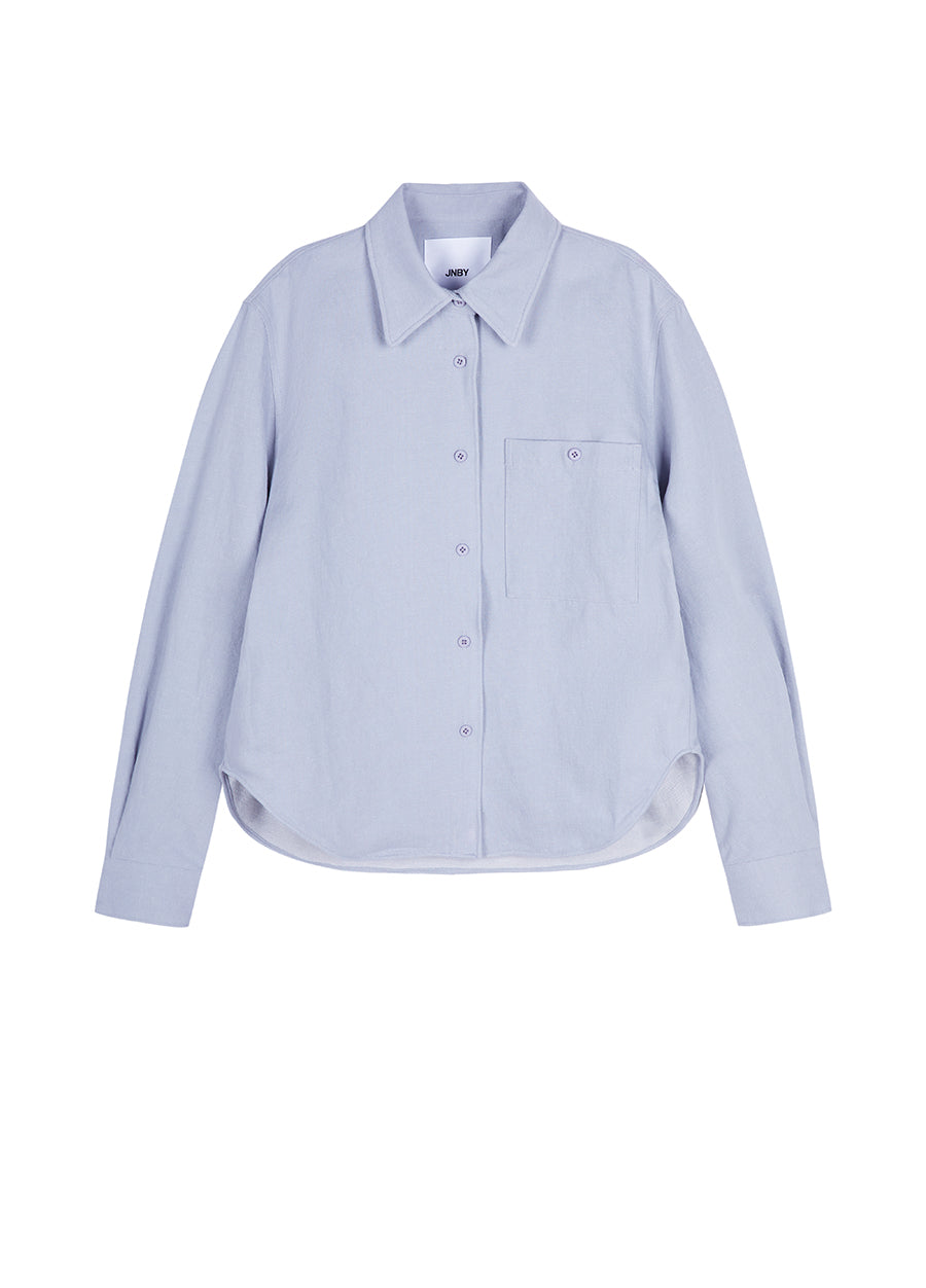 Shirt / (ESG) JNBY Relaxed Cotton-linen Shirt