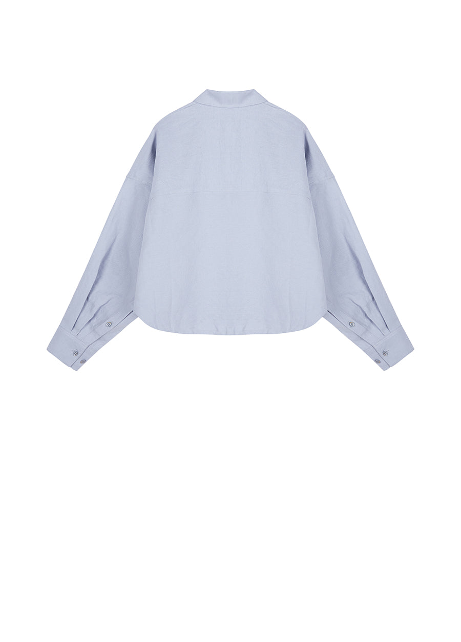 Shirt / (ESG) JNBY Oversized Cotton-linen Shirt