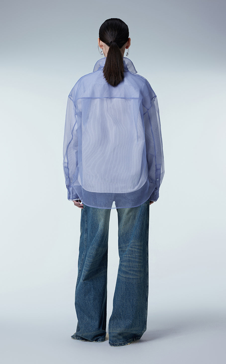 Shirt / JNBY Oversized See-through Shirt