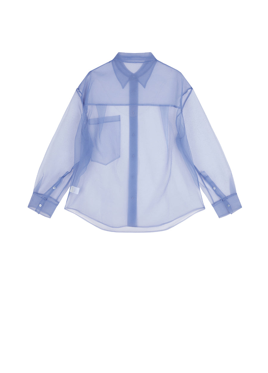 Shirt / JNBY Oversized See-through Shirt