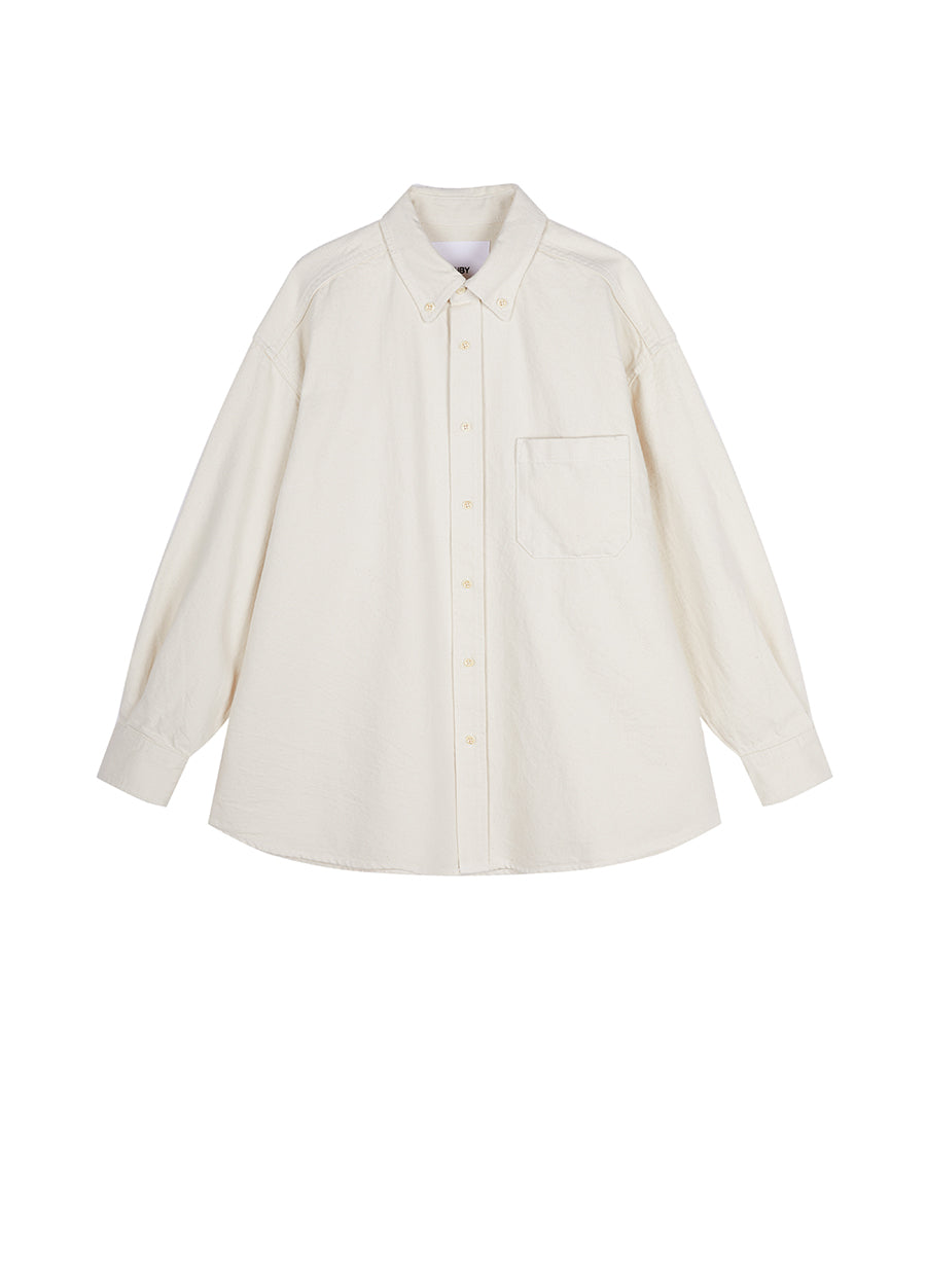 Shirt / JNBY Oversized Cotton Denim Shirt