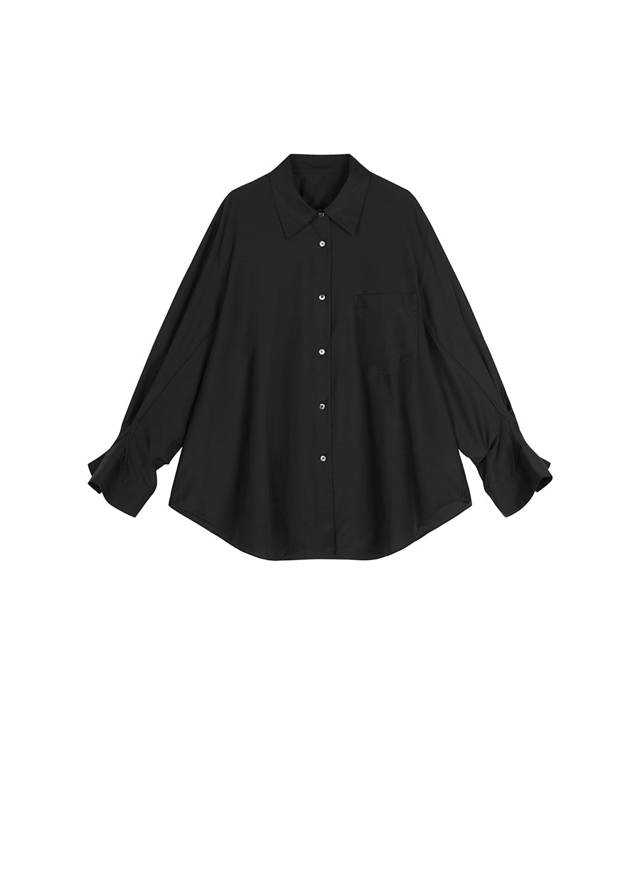Shirt / JNBY Cotton-silk Pinched-cuff Shirt