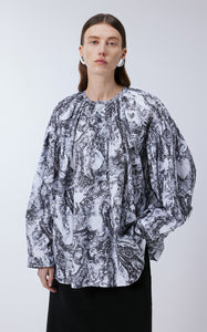 Shirt / JNBY Oversized Shirt in Miao-inspired Prints