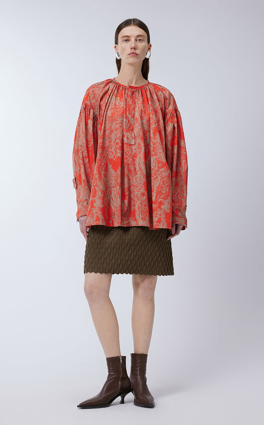 Shirt / JNBY Oversized Shirt in Miao-inspired Prints