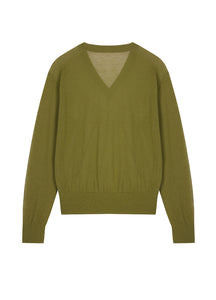 Sweater / JNBY V-neck Cotton-nylon Sweater