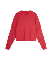 Sweater / JNBY Oversized Sweater with Pleated Sleeves