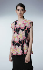 Vest / (ESG) JNBY Relaxed Floral Sweater Vest