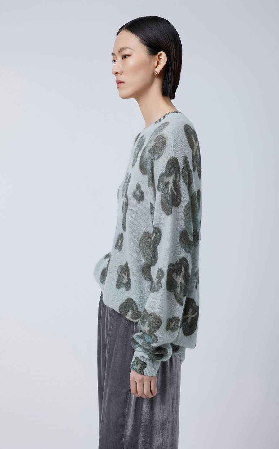 Sweater / JNBY Oversized Floral Prints Sweater