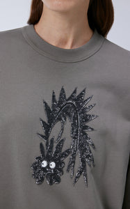 Sweatershirt / JNBY Miao-inspired Dragon Prints Sweatershirt