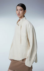 Coat / (ESG) JNBY Oversized Linen Jacket