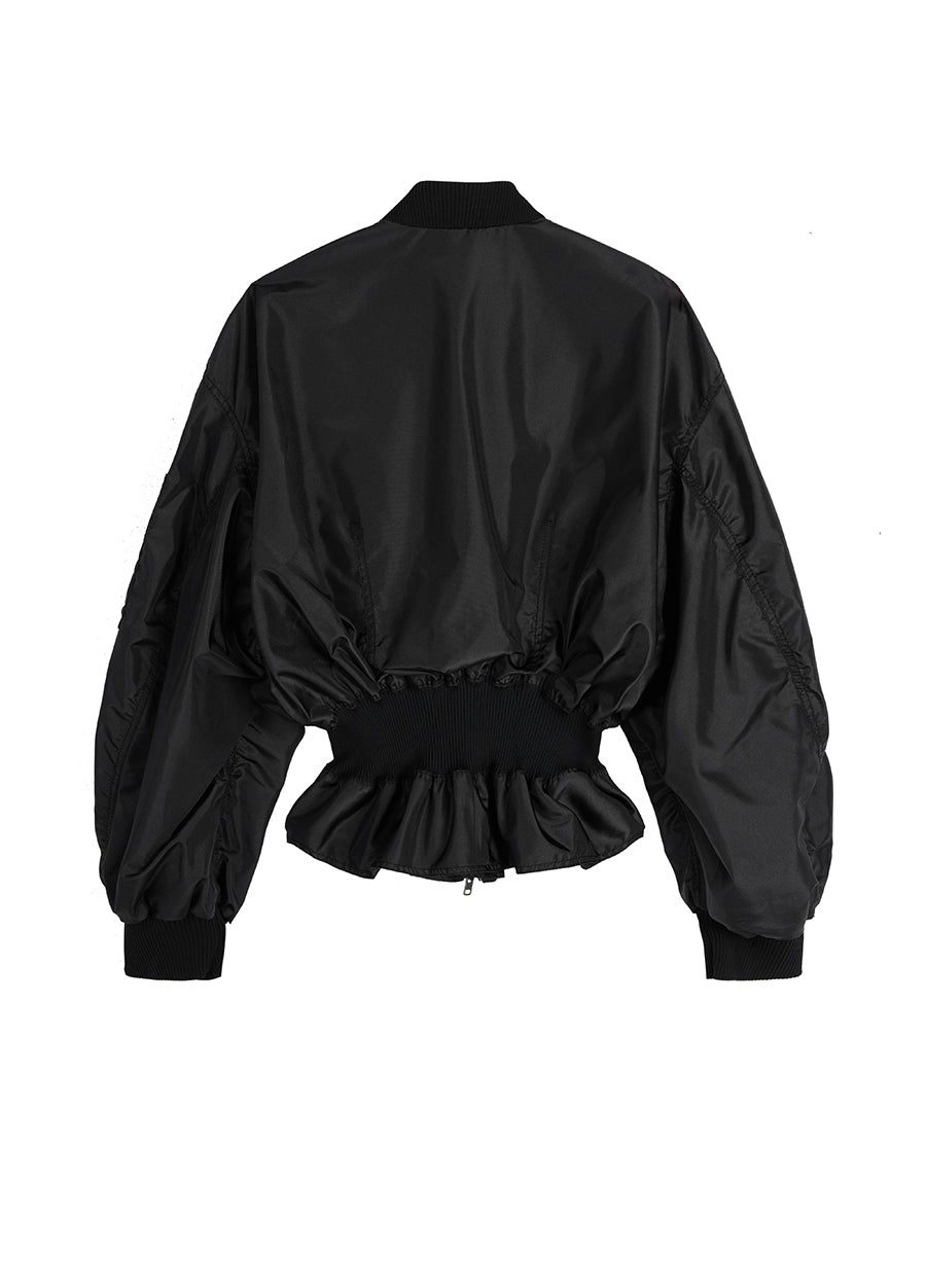 Coat / (ESG) JNBY Relaxed Ribbed Jacket
