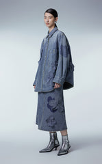 Coat / JNBY Oversized 3D-floral Jacket