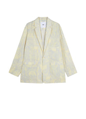 Blazer / (ESG) JNBY Miao-Inspired Prints Blazer