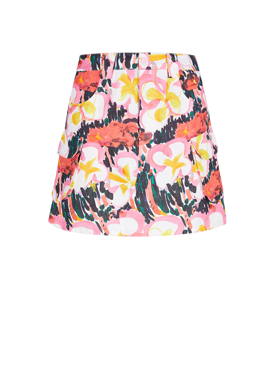 Skirt / JNBY Floral Prints A-line Skirt