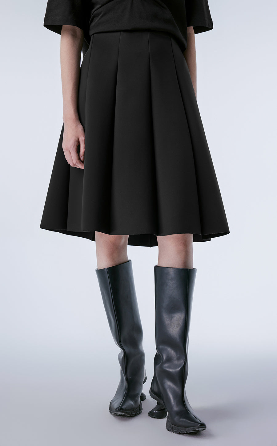 Skirt / JNBY Relaxed A-line Knee-length Skirt