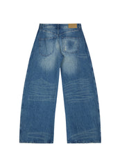 Pants / JNBY Relaxed Wide-leg Tapered Jeans