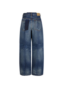 Pants / JNBY Relaxed Wide-leg Cotton Jeans