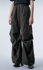 Pants / JNBY Gathered-detail Wide-leg Pants