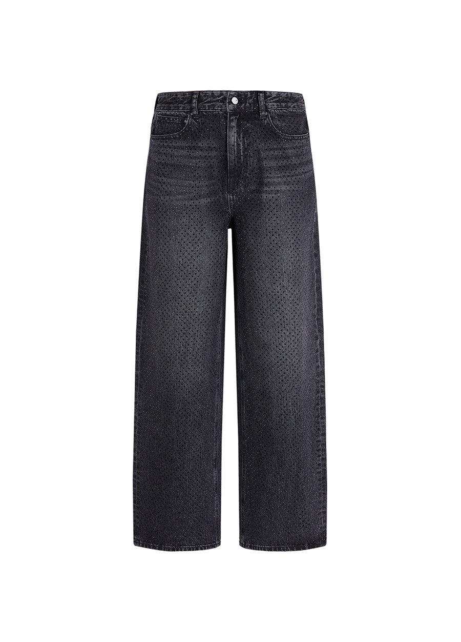 Pants / JNBY Cotton Wide-leg Jeans