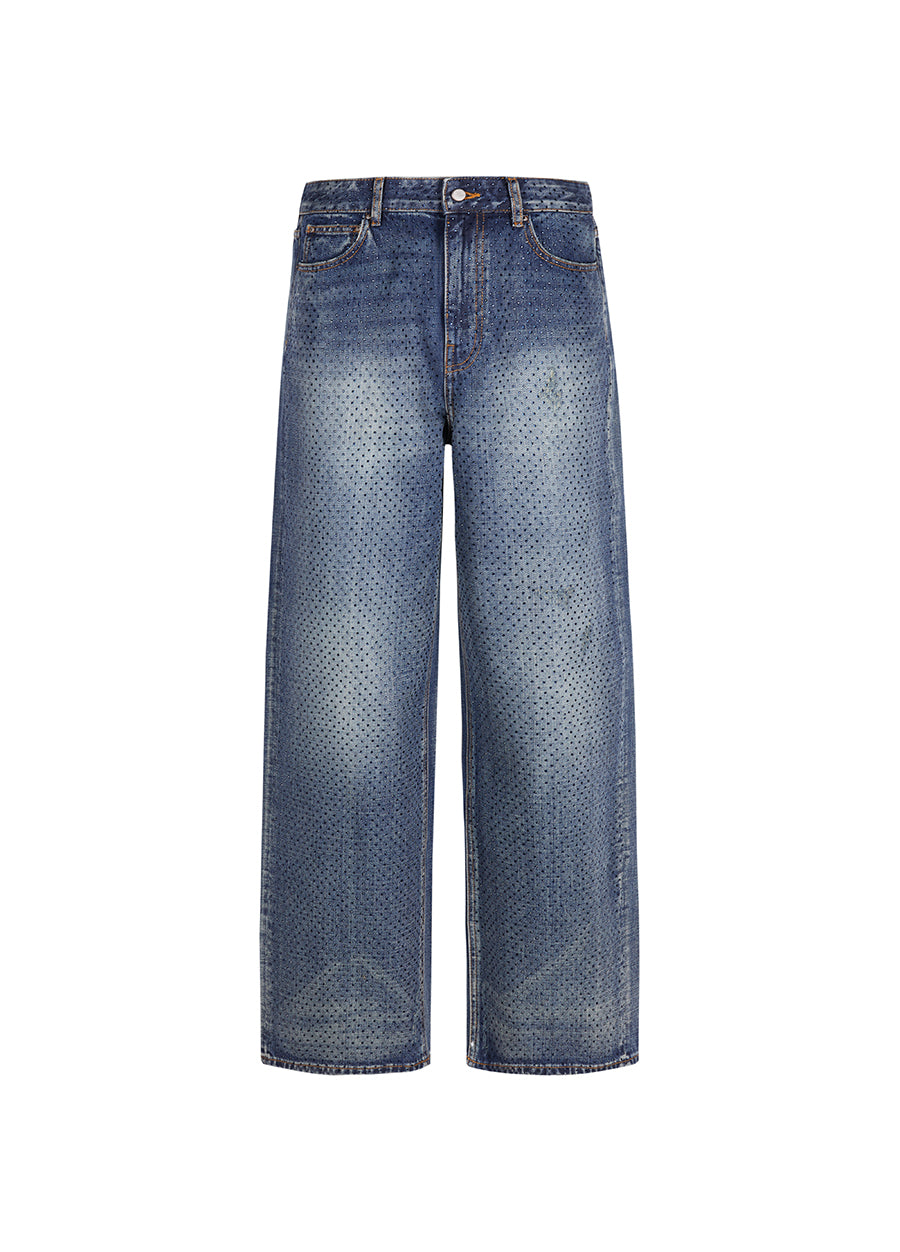 Pants / JNBY Cotton Wide-leg Jeans