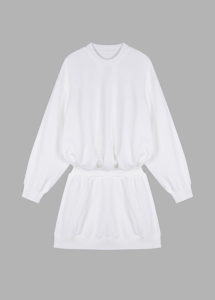 Dress / JNBY Cotton Smocked-waist Dress