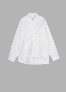 Shirt / JNBY Oversized Asymmetric Cotton Shirt