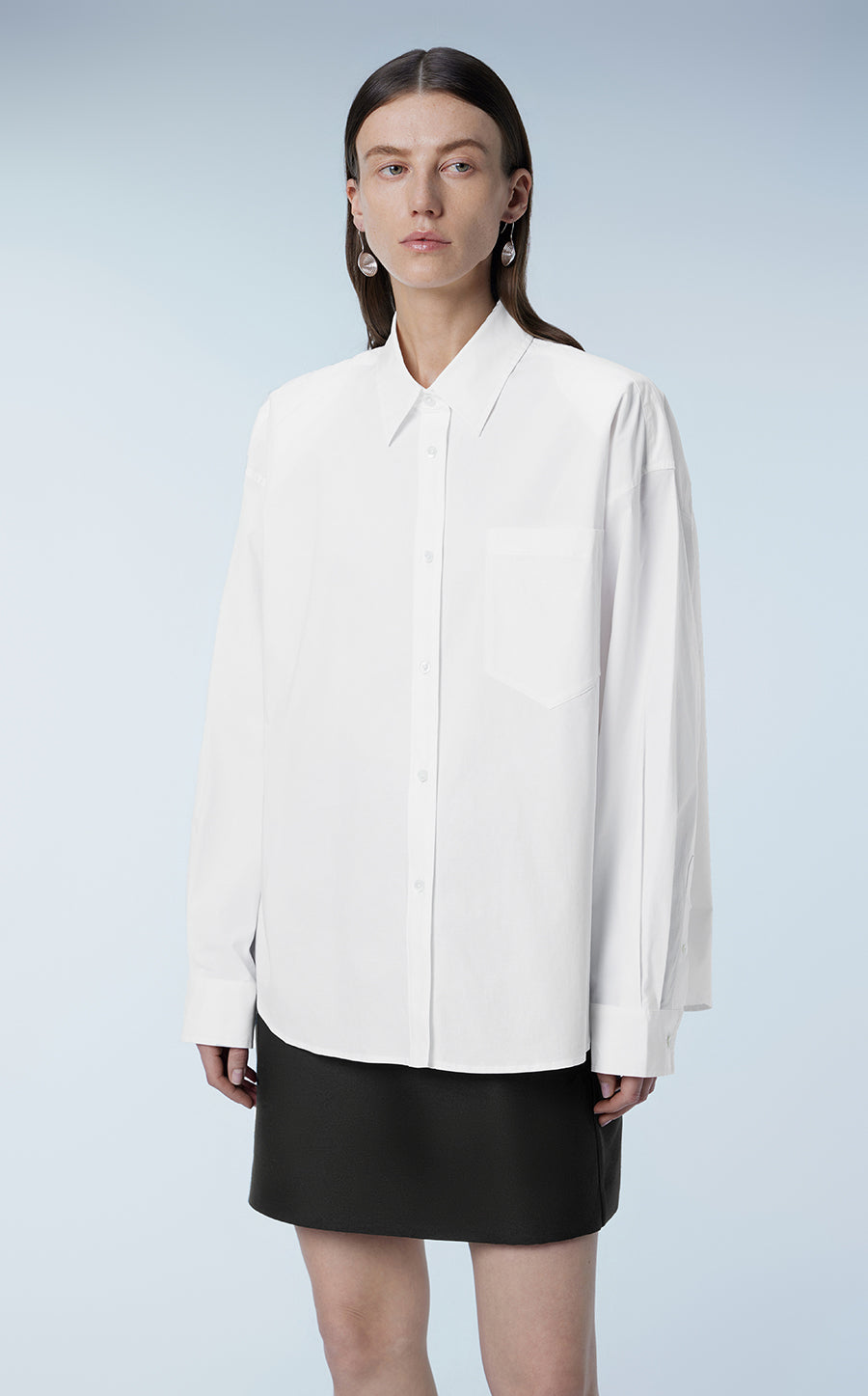 Shirt / JNBY Oversized Classic Cotton Shirt