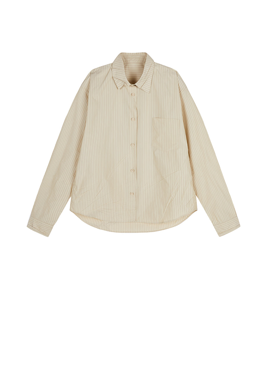 Shirt / JNBY Relaxed Striped  Shirt