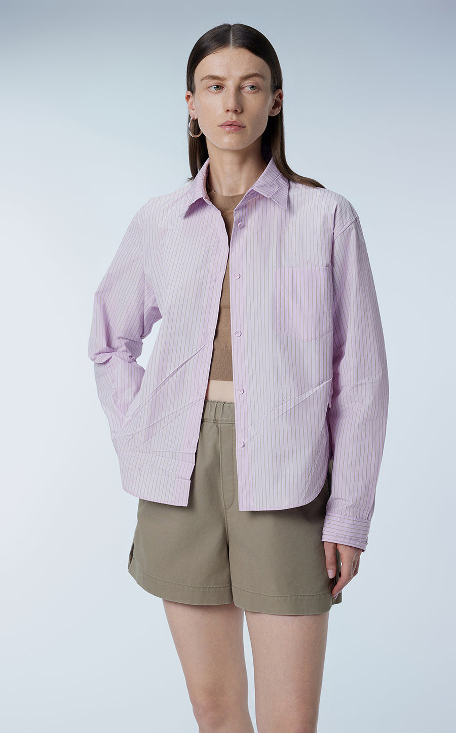 Shirt / JNBY Relaxed Striped  Shirt