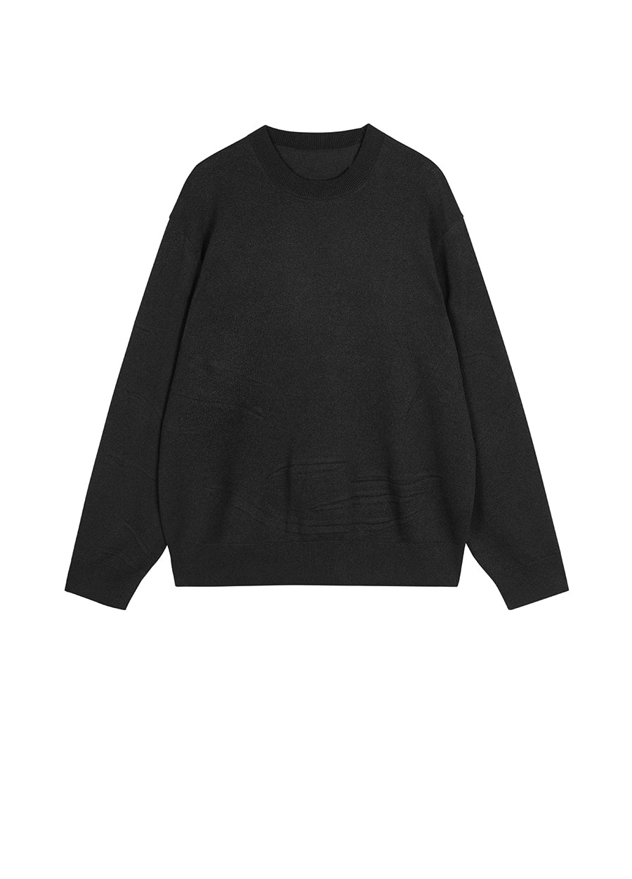 Sweater / JNBY Relaxed Ribbed Sweater