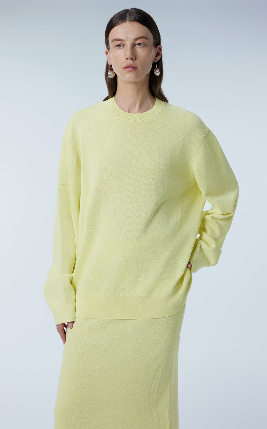 Sweater / JNBY Relaxed Ribbed Sweater