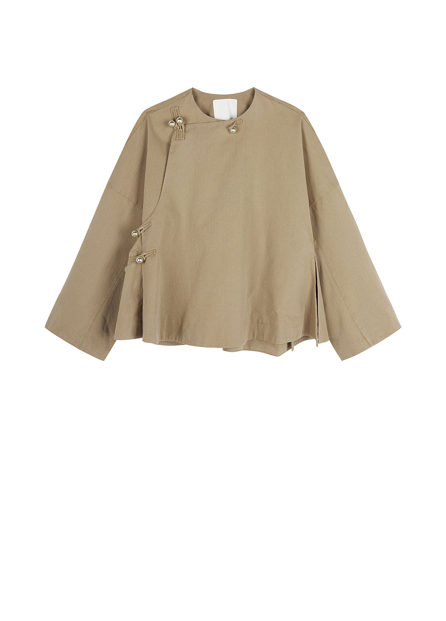 Coat / JNBY Miao-inspired Oversized Cotton Jacket