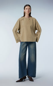 Coat / JNBY Miao-inspired Oversized Cotton Jacket