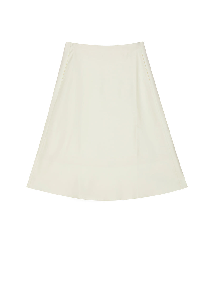 Skirt / JNBY A-line Relaxed Wool-silk Skirt