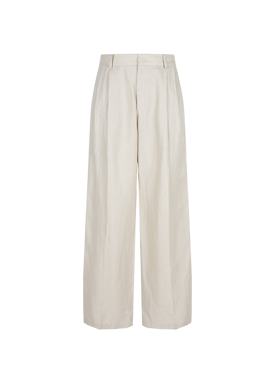 Pants / (ESG) JNBY Relaxed Linen Straight Pants