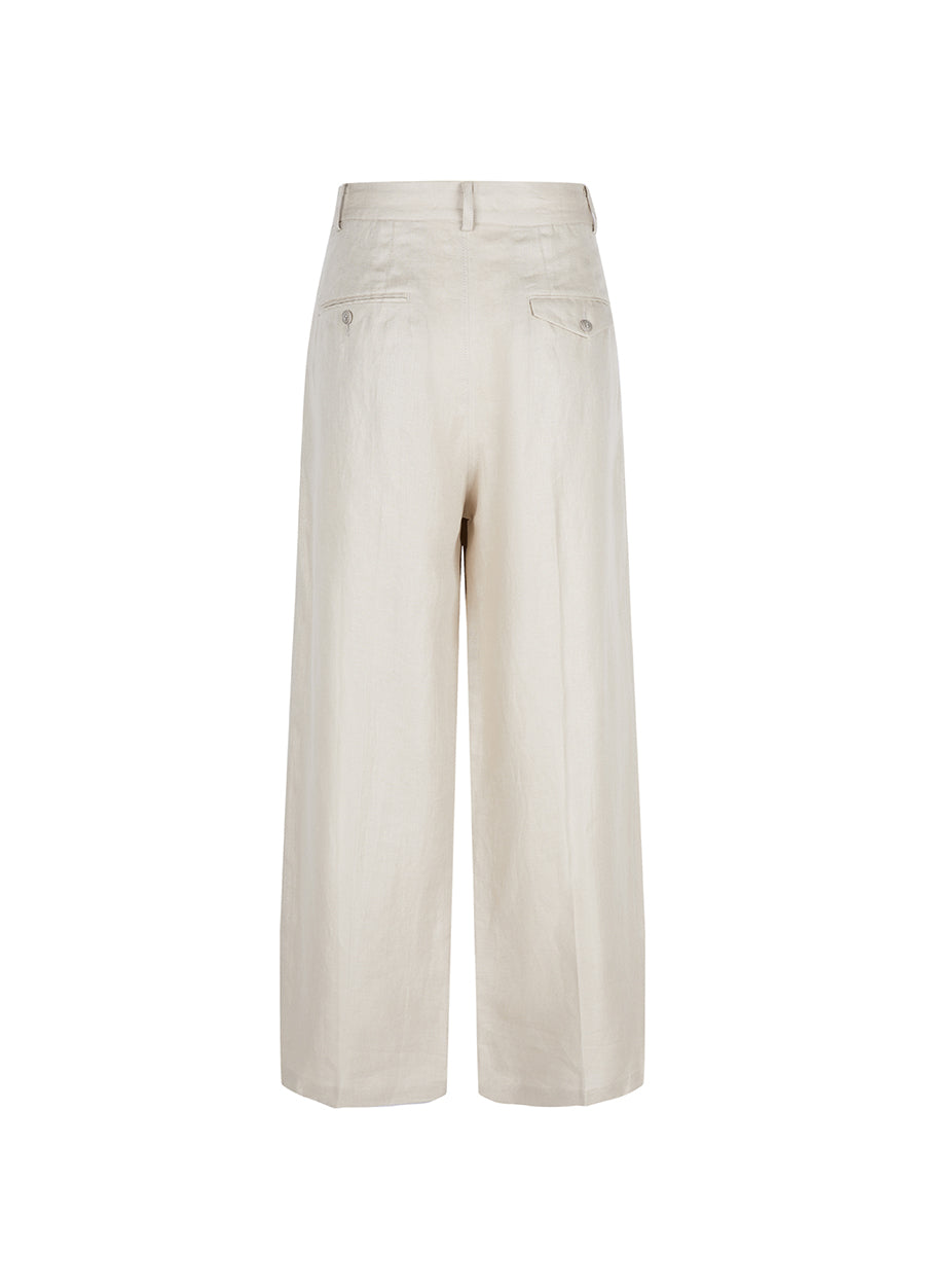 Pants / (ESG) JNBY Relaxed Linen Straight Pants