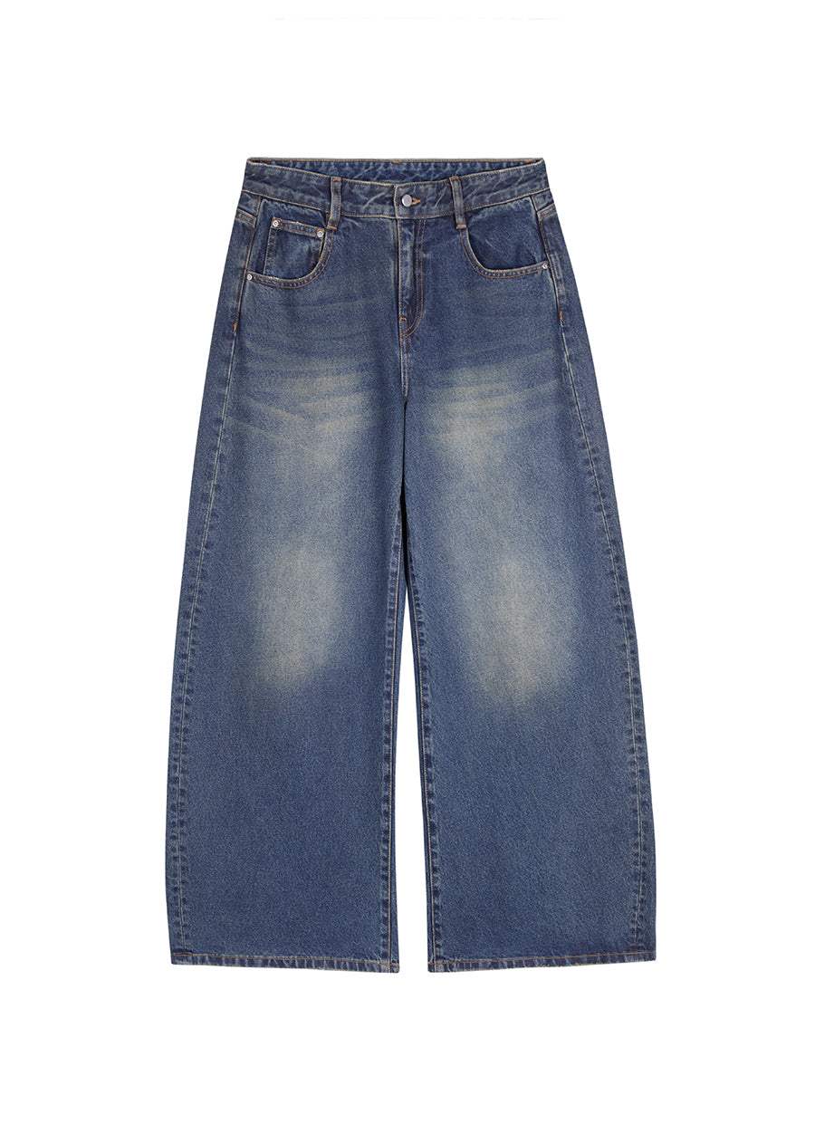 Pants / JNBY Relaxed Cotton Track Jeans