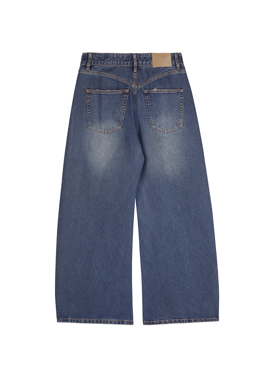 Pants / JNBY Relaxed Cotton Track Jeans