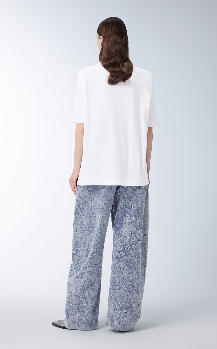 Pants / JNBY Cotton Prints Track Jeans