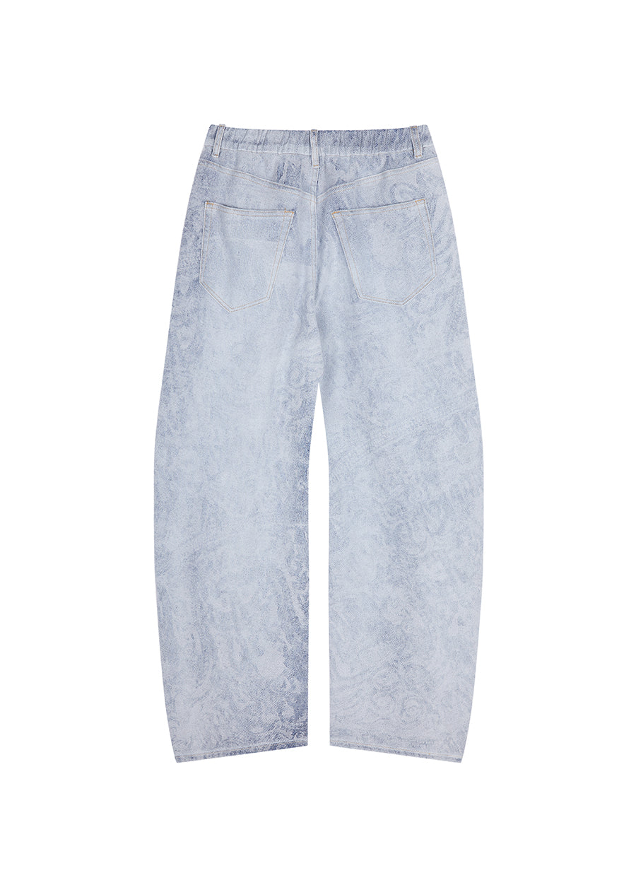 Pants / JNBY Cotton Prints Track Jeans