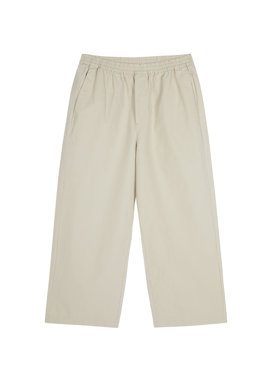 Pants / JNBY Relaxed Elastic-waist Cotton Pants