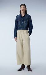 Pants / JNBY Relaxed Elastic-waist Cotton Pants