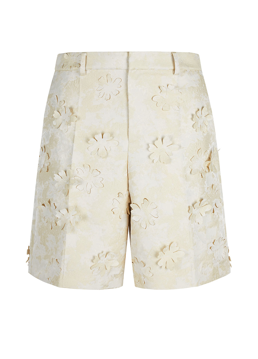 Pants / JNBY Little Daisy Cut-out Jacquard Pants