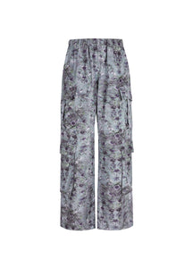 Pants / JNBY  Relaxed Floral Print Silk Pants